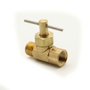 132P 1/4" MIP X 1/4" FIP Straight Needle Valve