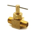 108P 1/8" MIP X 1/8" MIP Straight Needle Valve