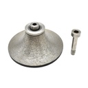Demi Bullnose Diamond Router Bit 1-1/2" Diameter M10 Arbor