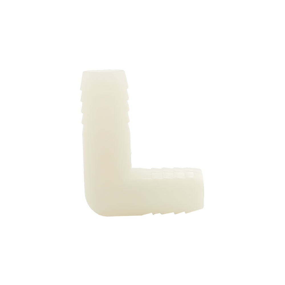 NYLON 3/8 X 1/2 BARB ELBOW
