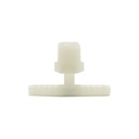 NYLON 1/4 BARB X 3/8 MIP TEE