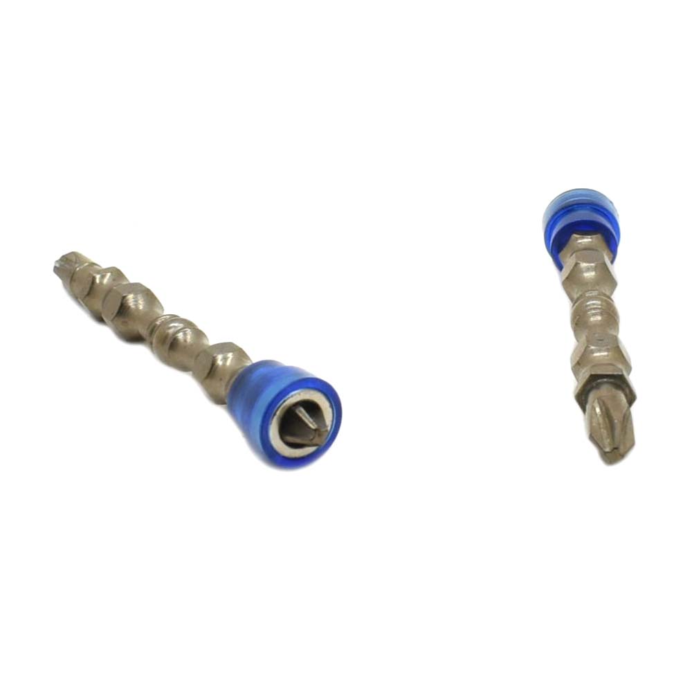 25 Bulk - PH2 Double Head Phillips High Torque Magnetic Power Screwdriver Bits - 2.5 Inch Long