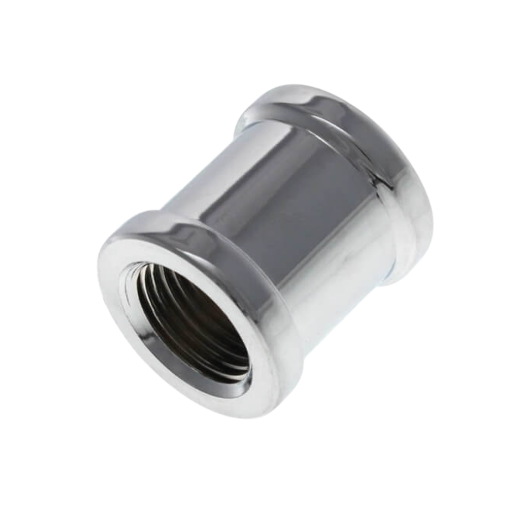 1/2" Chrome Plated Brass Coupling