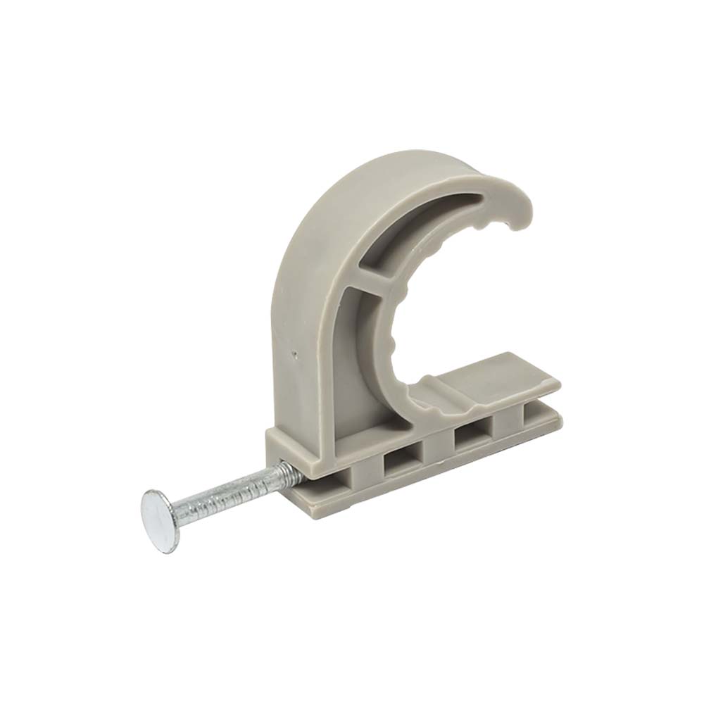 3/4" Plastic Hook with Nail for Copper Pipe - 10 Pack