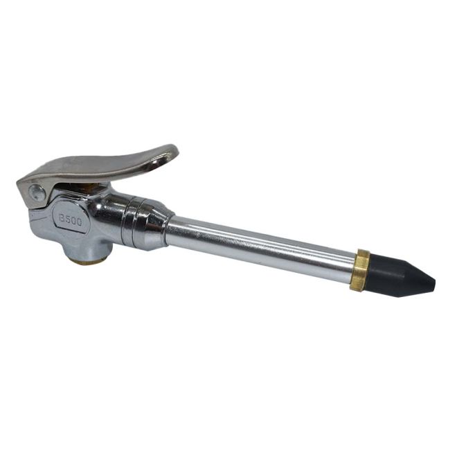 1/4" Heavy Duty Blow Gun with 1/8" MPT Rubber Tip - 25 Pack Bulk