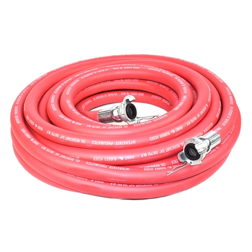 3/4" x 50 ft 300 PSI Jack Hammer Red Rhino Rubber Hose