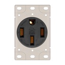 50A 125/250V NEMA 14-50R RV Flush Mount Power Outlet / Receptacle