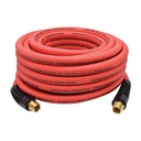 1/2" x 50 ft Rhino HybridFlex Red Hybrid Air Hose WP 200 PSI (1/2" NPT) Solid Fitting