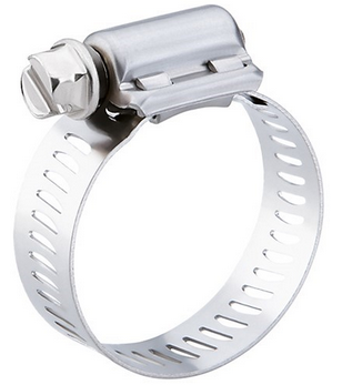 #164 All Stainless Steel Power Gear Hose Clamp  (2" to 10-3/4")