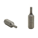 10 Display Pack - Single End Hexagonal Screwdriver Bits - 1 Inch Long - 3/32 Hex