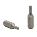 50 Display Pack - Single End Hexagonal Screwdriver Bits - 1 Inch Long - 7/64 Hex