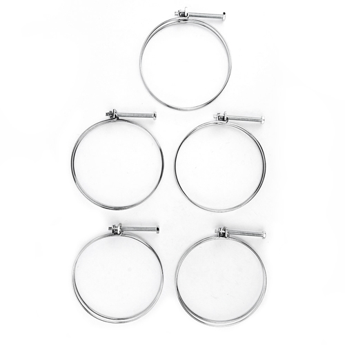 4" Wire Hose Clamp  - 5 pack