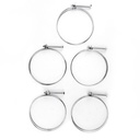 4" Wire Hose Clamp  - 5 pack