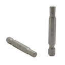 10 Display Pack - Single End Hexagonal Screwdriver Bits - 2 Inch Long - 5mm Hex