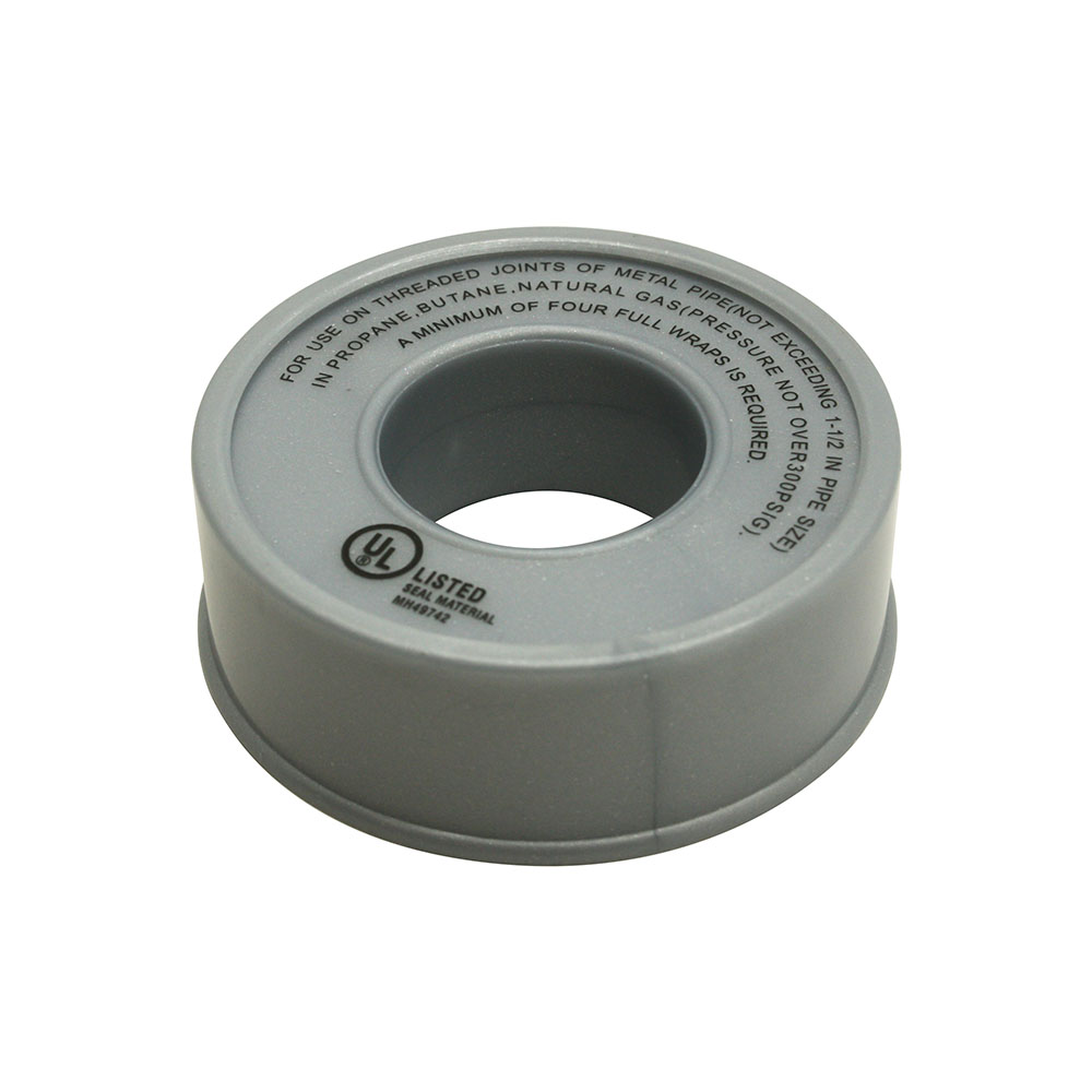 1/2" x 260" Gray Thread Sealing PTFE Stainless Steel Tape - 10 Pack