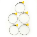 4" Key Hose Clamp  - 5 Pack (415-7088)