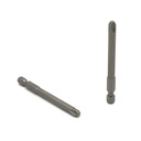 10 Display Pack - 3# Phillips Head Power Screwdriver Bits - 3 Inch Long - 6mm Dia