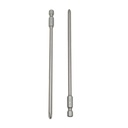 5 Pack - 2# Phillips Head Power Screwdriver Bits - 6 Inch Long - 4.5mm Dia