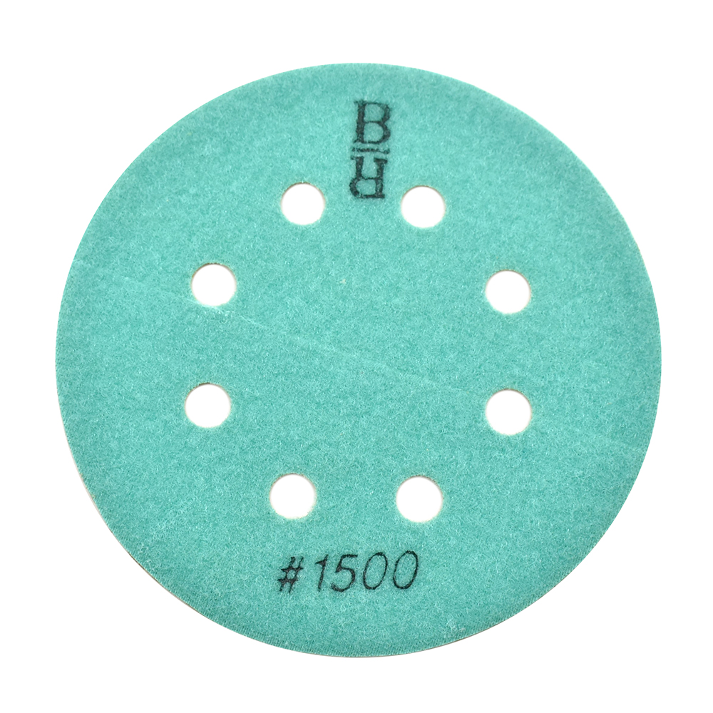 6" Thin Dry Pad for Orbital Sanders, 1500 Grit