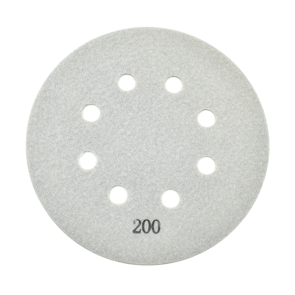 6" Thin Electroplated Dry Pad for Orbital Sanders, 200 Grit
