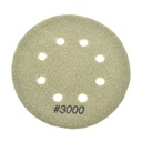 6" Thin Dry Pad for Orbital Sanders, 3000 Grit