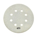 6" Thin Electroplated Dry Pad for Orbital Sanders, 400 Grit