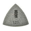 120 Grit Electroplated Diamond Triangular Polishing Pad for Oscillating Tools
