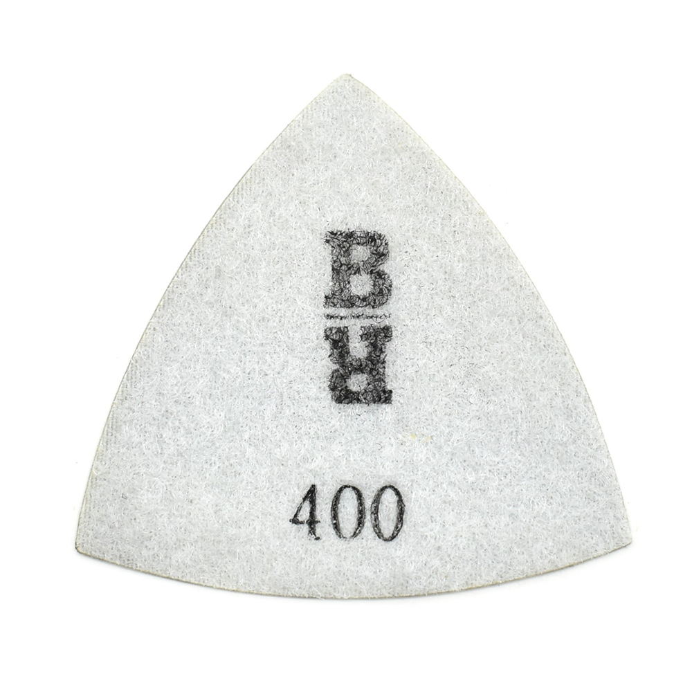 400 Grit Electroplated Diamond Triangular Polishing Pad for Oscillating Tools

