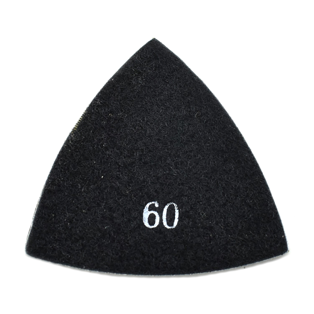 60 Grit Electroplated Diamond Triangular Polishing Pad for Oscillating Tools
