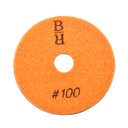 4" Diamond Wet Polishing Pad, 3mm Thick 100 Grit