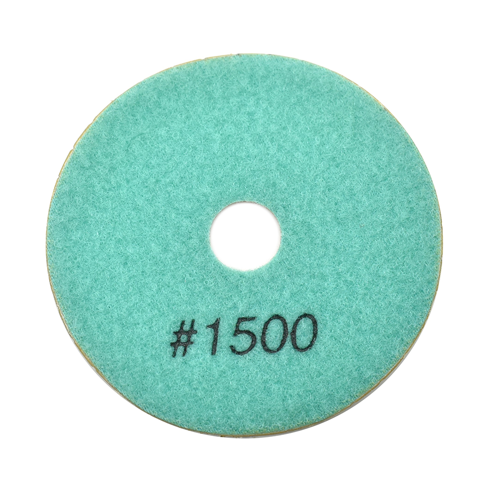 4" Diamond Wet Polishing Pad, 3mm Thick 1500 Grit