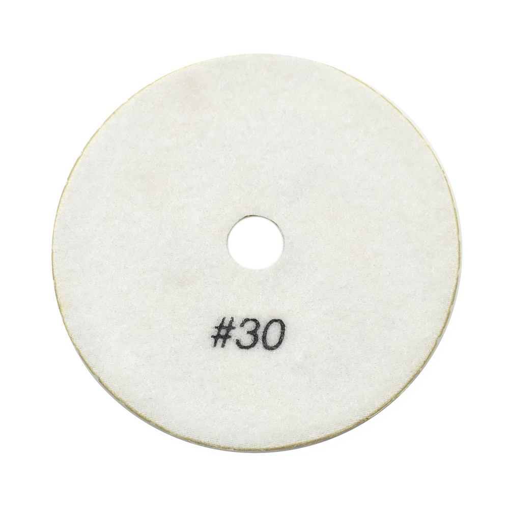 Premium Wet Polishing Pad, 5" 30 Grit - 6mm
