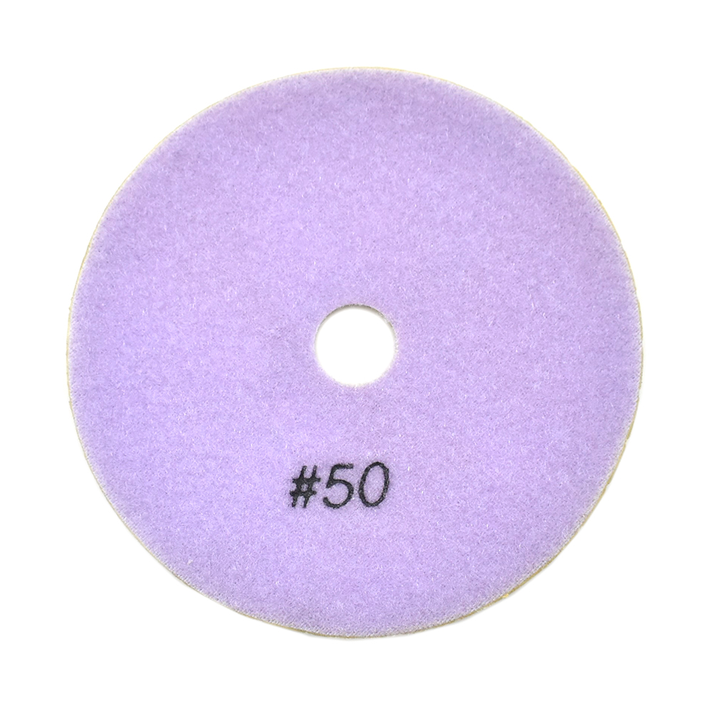 Premium Wet Polishing Pad, 5" 50 Grit - 6mm
