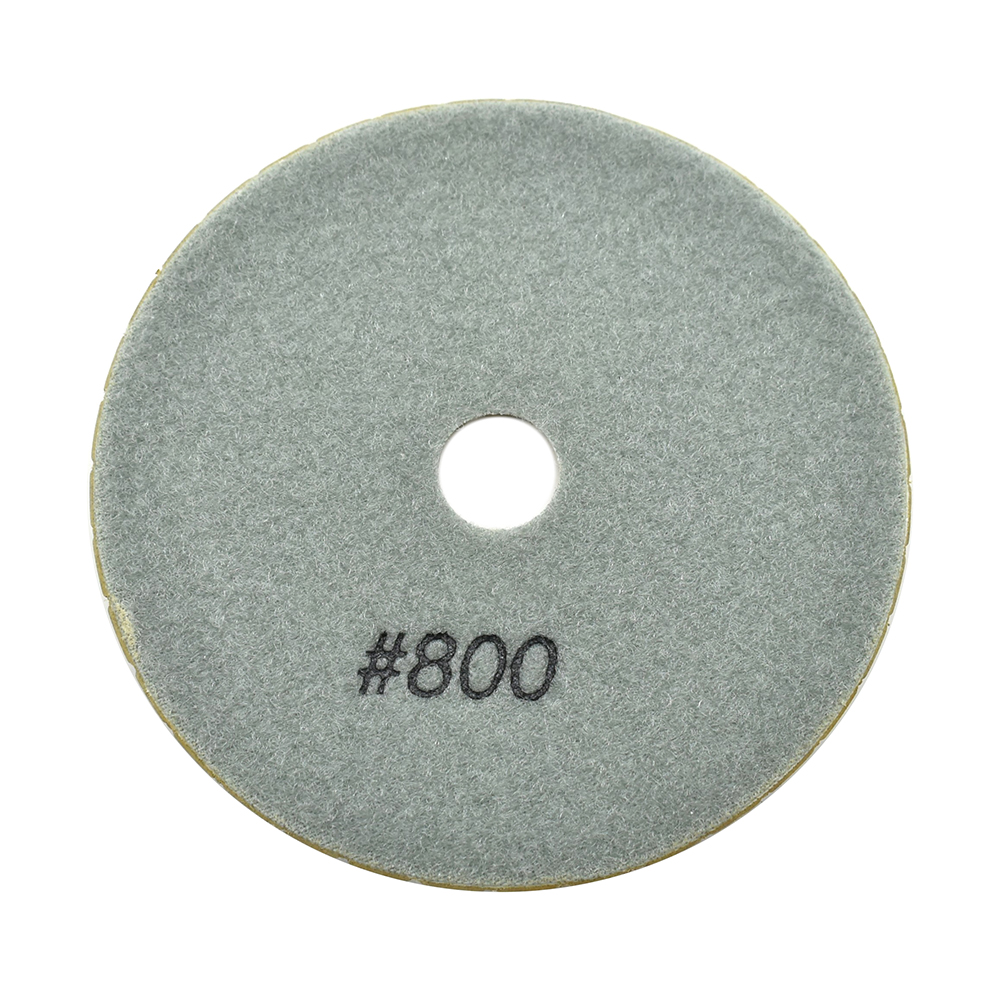 Premium Wet Polishing Pad, 5" 800 Grit - 6mm
