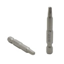 25 Display Pack - 2# Square Recess Screwdriver Bits - 2 Inch Long