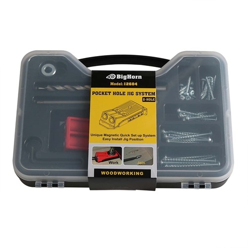 56pcs Mini Pocket Hole Jig Set - Two Hole