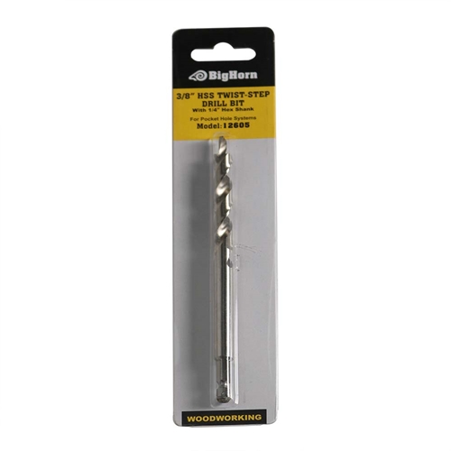3/8" HSS Step Drill Bit with 1/4" Hex Driver
