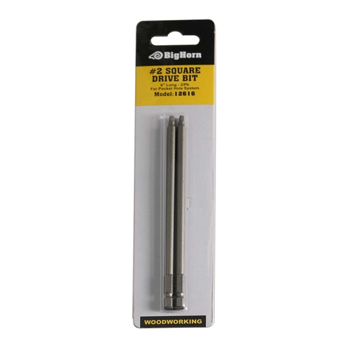 2pcs Square Driver 150mm Bit No.2 Robertson