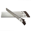 1/4"  Width  Flexible Natural hair Bristle Tin/Metal Tubular Ferrule Handle Acid/Flux Brushes -  (Qty - 144)