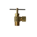 703-T 1/4 Compression X 1/8 MIP Angle Needle Valve (10PK)