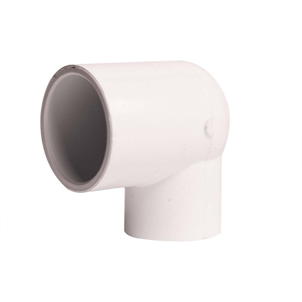 1-1/4" x 1" Slip x Slip PVC 90 Degree Elbow SCH40 (2PK)