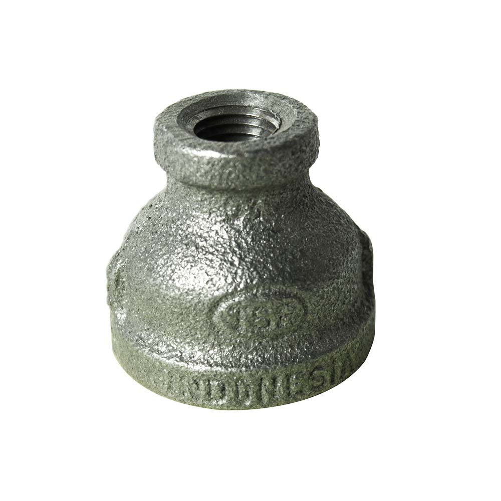 3/4" x 1/4" Black Steel Reducer Coupling (10PK)
