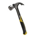 16 Oz Smooth Face One-Piece Forged Steel Curved Claw Hammer with Magnetic Nail Starter