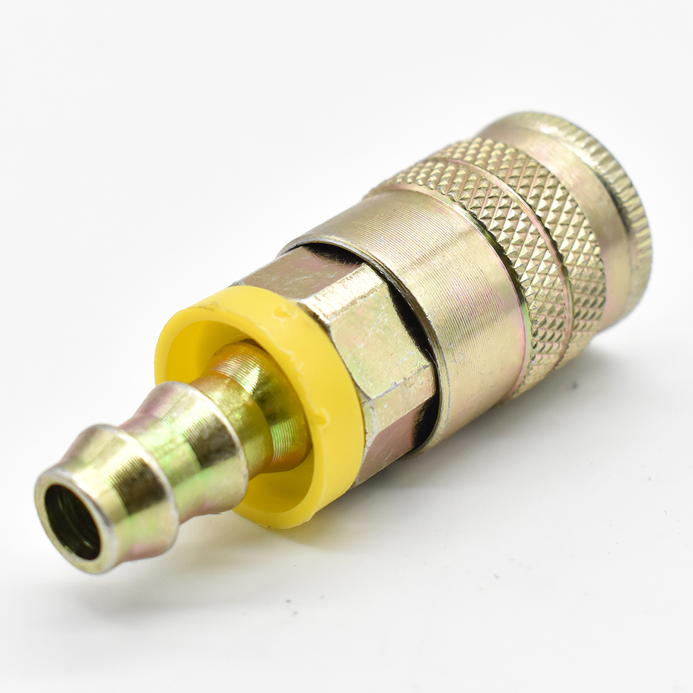 1/4" x 3/8" Industrial Coupler Reducer w/BARB
 - Six Display Pack