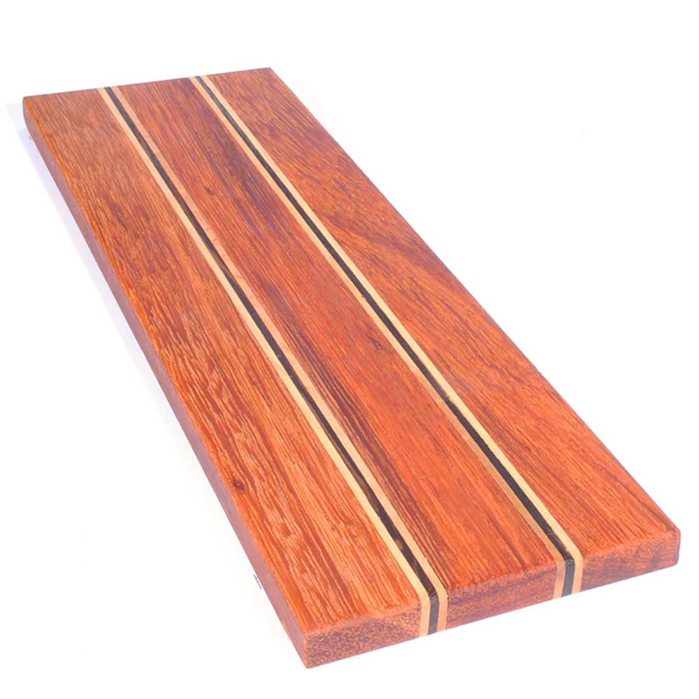 Hardwood Cutting Board Kit Andira  Maple Wenge -  Small