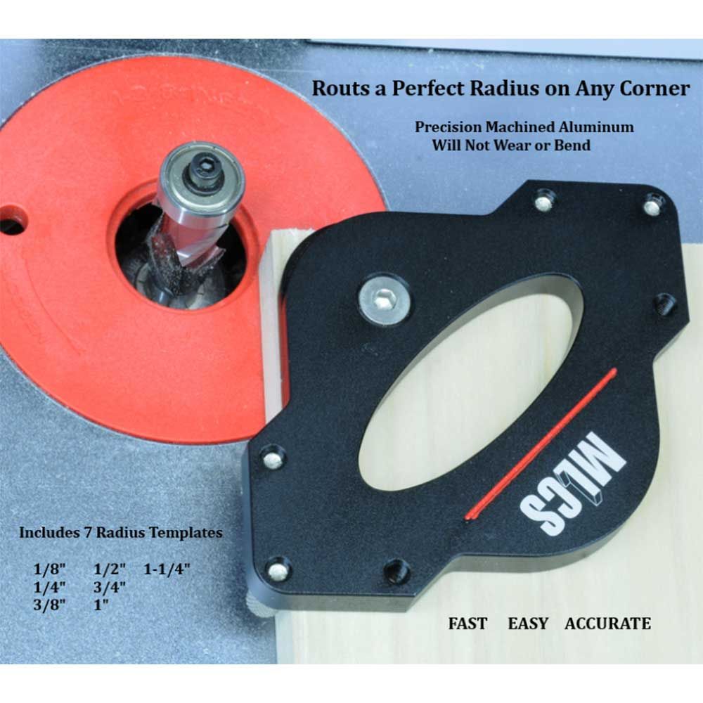 6pcs Corner Radius Template Set, R1/8" -R1-1/4"