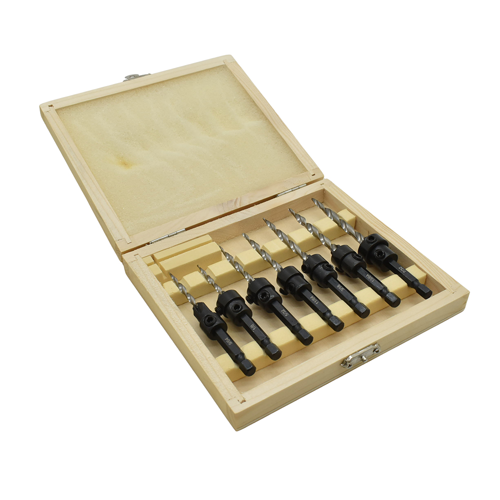 Tapered Drill Bit HSS Countersink Set