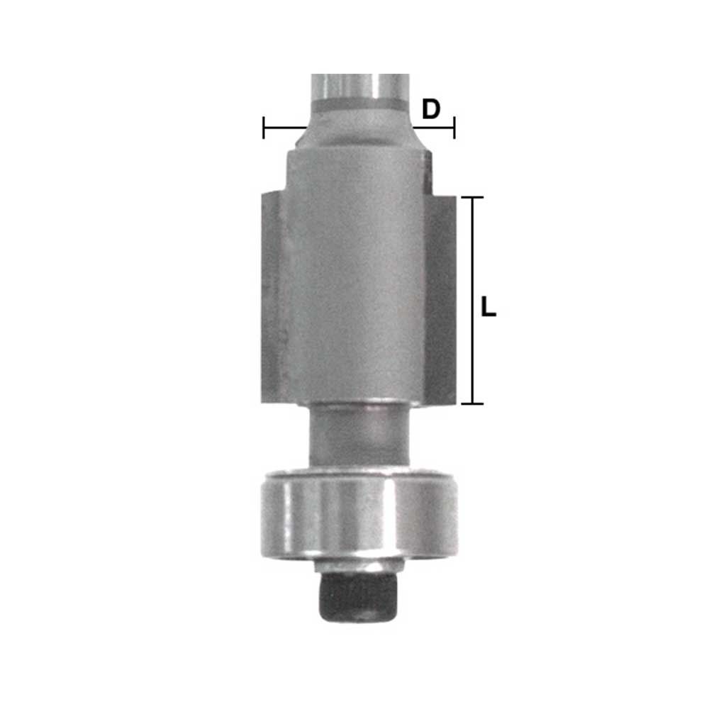 1/2" Flush Trim Bit, 1/4"Shank
