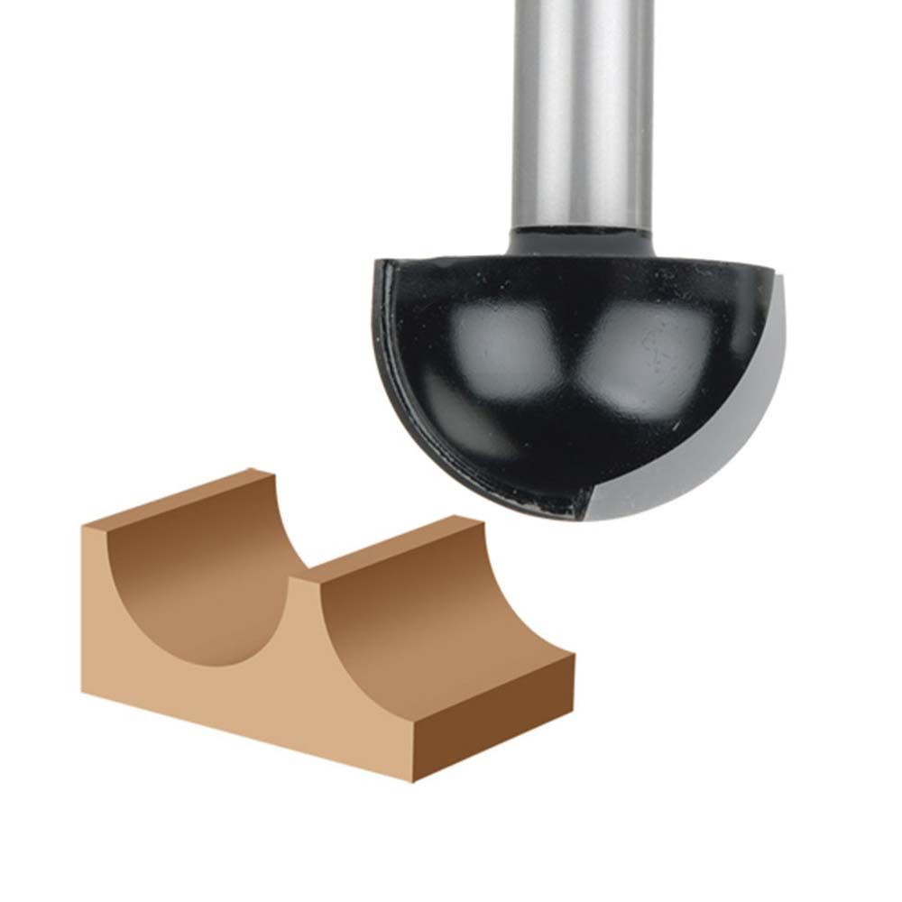 3/8"D Core Box Bit, 1/2" Shank