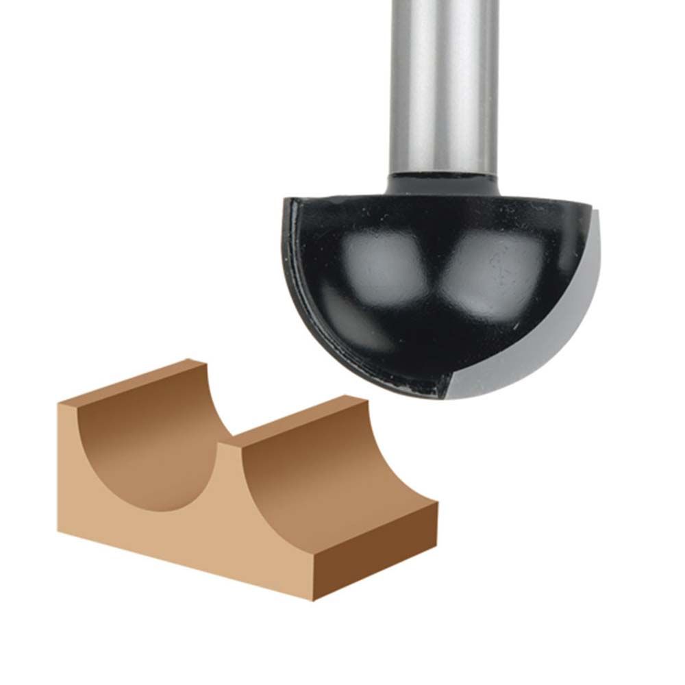 1-1/4"D Core Box Bit,1/2"Shank